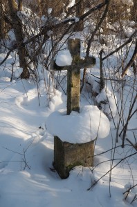 04 Zima na hřbitově ve Svatoboru 
